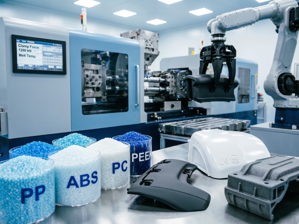 Custom Injection Molding Materials Guide: Automotive & Medical Plastic Selection Explained